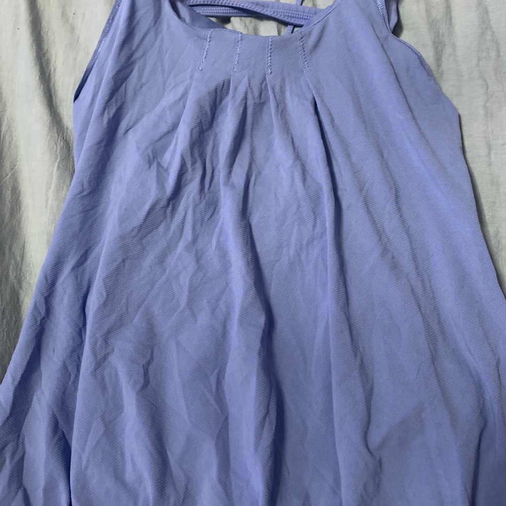 Lavender Lululemon tank top with bra Small 2/4 EUC